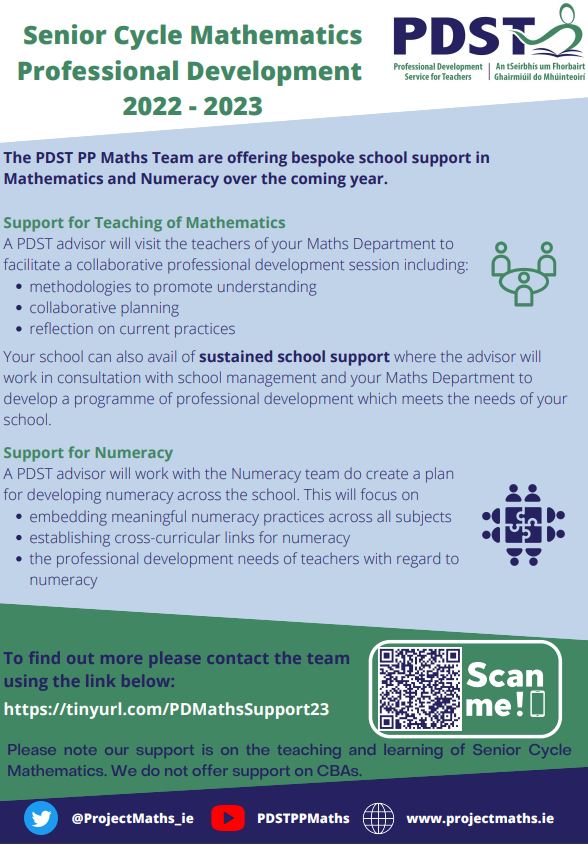 Senior Cycle Maths pdst 2022.2023