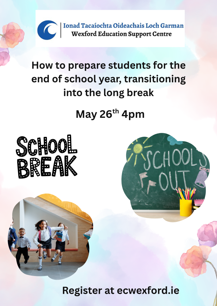 how to prepare students for the end of school year transitioning into the long break