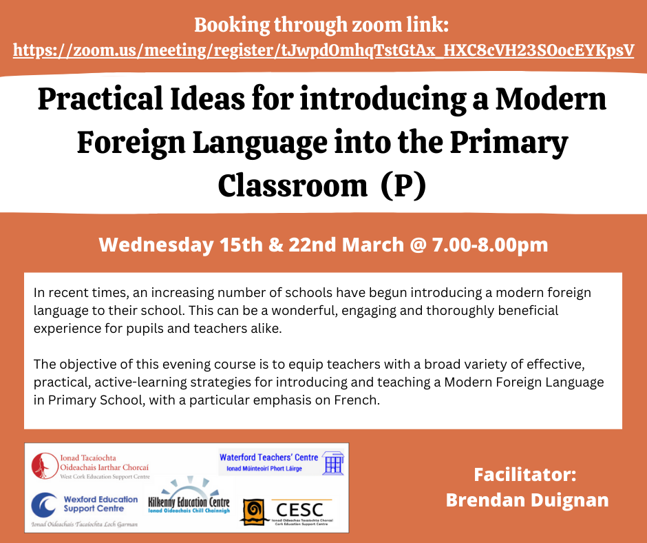 Practical Ideas for introducing a Modern Foreign Language into the