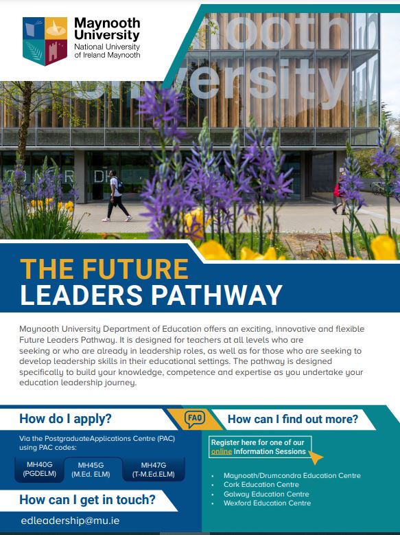 The Future Leaders Pathway Postgrad in Collaboration with Maynooth