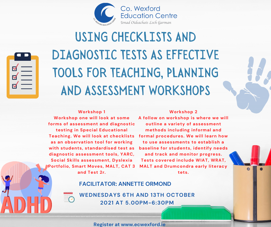 Using Checklist and Diagnostic Tests as Effective tools for Teaching