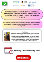 Developing Children’s Auditory and Visual Processing Through Playful Approaches to Teaching and Learning Across the Primary School