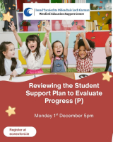 Reviewing the Student Support Plan to Evaluate Progress (P)