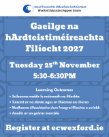 Gaeilge na hArdteistiméireachta - Filíocht 2027