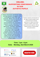 Supporting Confidence in our Autistic Pupils