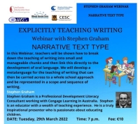 Explicitly Teaching Writing - The Narrative Text with Stephen Graham