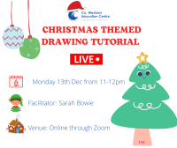 LIVE IN CLASS WEBINAR  - Primary Christmas Themed Drawing Tutorial-