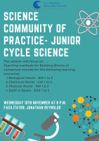 Science Community of Practice- Junior Cycle Science