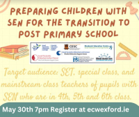  Preparing Children With SEN for the Transition to Post Primary School