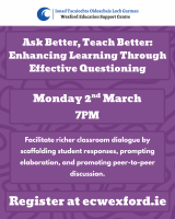 Ask Better, Teach Better: Enhancing Learning Through Effective Questioning