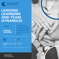  Leading Learning & Team Dynamics for Established and Aspiring School Leaders