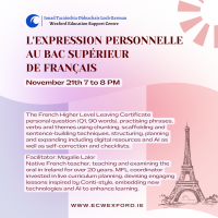 L'expression Personnelle au Bac Supérieur de Français