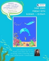 In-class Webinar - Under the Sea Postcard Drawing Workshop with Nadia Corrigan