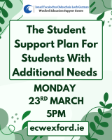 The Student Support Plan for students with Additional Needs (P/PP)