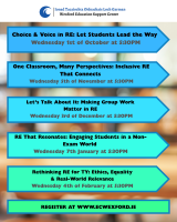 Rethinking RE for TY: Ethics, Equality & Real-World Relevance 