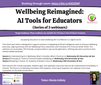 Wellbeing Reimagined: AI Tools for Educators (3/3)