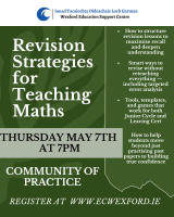 Revision Strategies for Teaching Maths